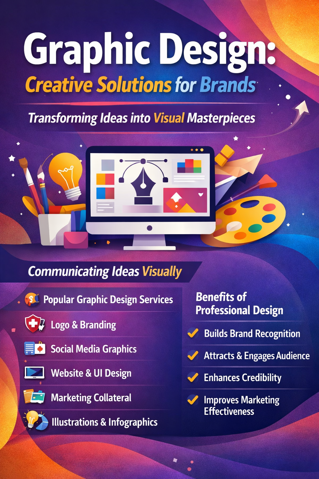 Graphic Design Services Poster